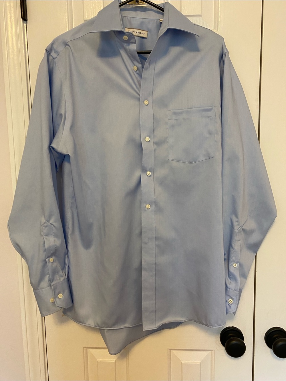 Joseph Abboud Light Blue Men's Dress Shirt - Spread Collar